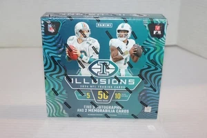 2024 Panini Illusions NFL Football Factory Sealed 10 Pack 5 Hits Hobby Box - Bild 1 von 10