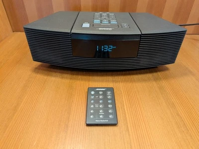 Reproductor de CD BOSE Wave Radio AWRC1G Radio AM/FM Negro o Gris Oscuro con Control Remoto PROBADO Foto 1 de 4