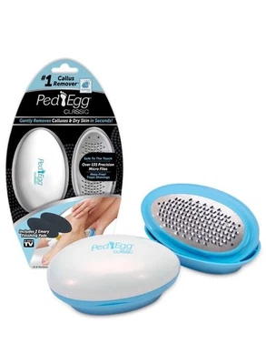 Removedor de callos clásico PedEgg, como se ve en la televisión, nuevo aspecto, elimina callosidades y seca Foto 1 de 3
