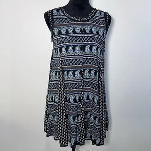 Hazel Dress Multi Colored Paisley Sleeveless Mini Women’s Size Small - Picture 1 of 10