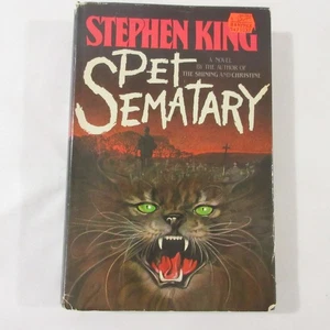 Pet Sematary Stephen King True HC First Edition 1st Printing $15.95 Y38 Horror - Imagen 1 de 14