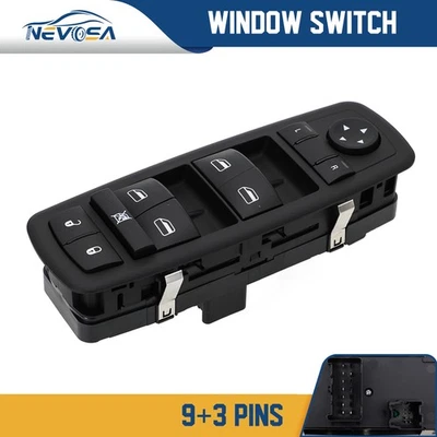 Master Power Window Switch For Dodge Grand Caravan 2008-10 68039999AC 68039999AA - Image 1 of 4