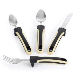 Urban Red Weighted Adaptive Utensils For Tremors Weighted Silverware New - Picture 1 of 10
