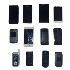 Mixed Cell Phone Lot 12 Verizon Sprint iPhone 6 Motorola LG Samsung Parts Repair - Picture 1 of 19