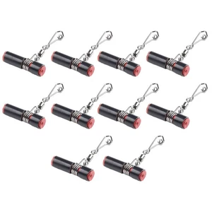 Fishing Weights Grommet Hair Clips 2 # Snap 6 # Swivel Stainless Steel + - Picture 1 of 15