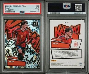 2023-24 Panini Donruss Gavi KABOOM CASE HIT España PSA 9 COMO NUEVO - Imagen 1 de 1