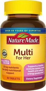 Nature Made Multivitamin For Her, Tägliche Ernährungsunterstützung Multivitamin für... - Bild 1 von 1