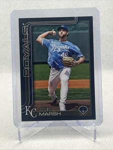 2025 TOPPS SERIES 2 ALEC MARSH BLACK BORDER /74 Kansas City Royals - Picture 1 of 3