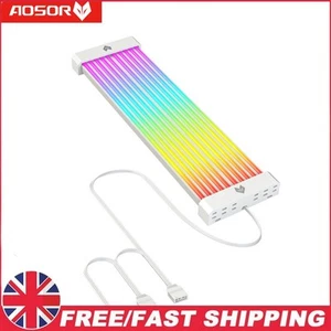 COOLMOON AOSOR AL200 LED Light Strip Widening Bendable Strip Light Bar for Case - Afbeelding 1 van 11