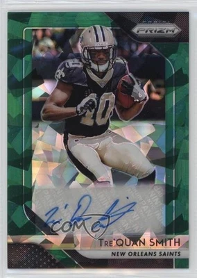 2018 Panini Prizm Rookie Green Crystals /75 Tre'Quan Smith #RA-TQS Auto RC - Image 1 of 2