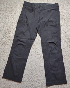 Eddie Bauer First Ascent Pants Men 34x30 Dark Gray Cargo Stretch Hiking Outdoor - Picture 1 of 9