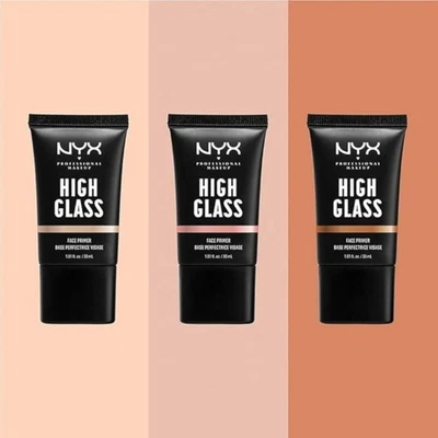 NYX Professional Makeup High Glass Face Primer Choose Your Shade - Image 1 of 4