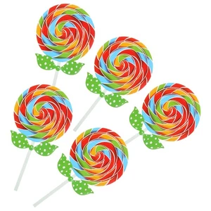  5 Pezzi Caramelle Studio Fotografico Puntelli Carnevale Cosplay Decorazione - Foto 1 di 12