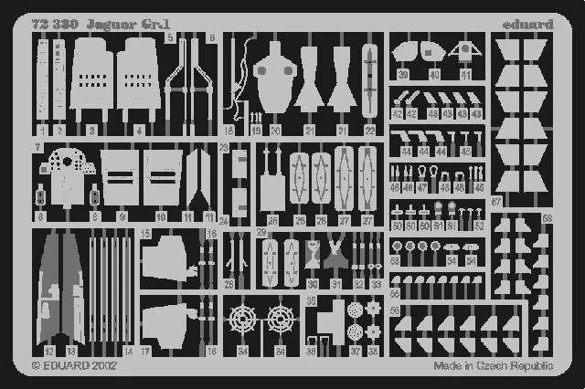 Eduard 72380 1/72 Velivolo Jaguar GR1 per Hsg - Immagine 1 di 1