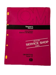John Deere 90 Electric Mower OMM47049 Operators Manual Book - Picture 1 of 9