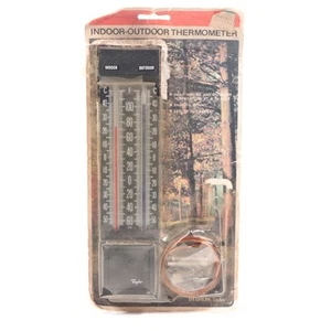 Vintage neu beschädigtes Paket Taylor Biltmore Innen/Außen Thermometer #5377 - Bild 1 von 2