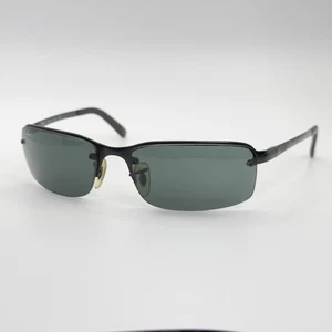 Ray-Ban RB3217 Sunglasses Mens Black Semi-Rimless Frames Italy FRAMES ONLY - Picture 1 of 11