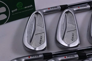 Ping i200 Irons / 4-PW / Red Dot / Stiff Flex Ping AWT 2.0 Shafts - Picture 1 of 7
