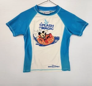 Disney Water Parks Authentic Original Youth Small Splash Of Magic Rash Guard Top - Picture 1 of 10