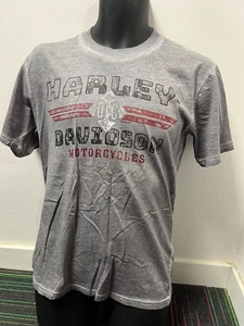 Camiseta Harley-Davidson para hombre - Knockout Dye - Gris - Talla pequeña - NUEVA PRECIO DE VENTA SUGERIDO POR EL FABRICANTE 40 £ - Imagen 1 de 3