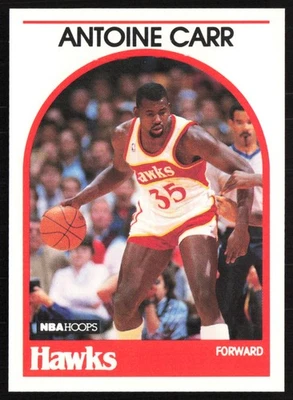 1989-90 Hoops Antoine Carr Atlanta Hawks #278 - Image 1 of 2