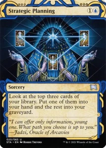 Magic the Gathering (mtg): STA: Strategic Planning - Full Art - Picture 1 of 1