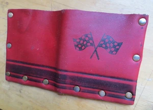 1970er Retro Relikt Ferrari Racing Doppelfaltung GT Leder Geldbörse - Bild 1 von 9