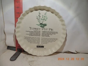 Watkins Turkey Pot Pie Plate Ceramic 130th Anniversary Edition 1998 9.5” - Picture 1 of 2