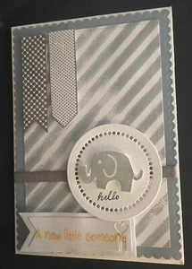 Handmade New Baby Card - Picture 1 of 1