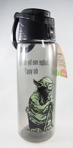 (1) ¡Zak Star Wars Yoda! Botella de agua Tritan BPA libre de fugas negra 25 oz nueva - Imagen 1 de 9