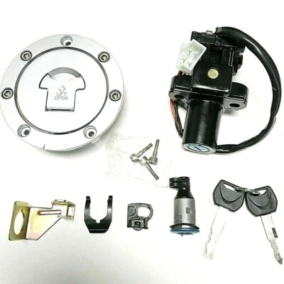 Fits Honda CBR600RR Ignition Switch Fuel Gas Cap Seat Lock Key Set 2003-2006 - Изображение 1 из 2