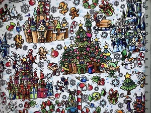 Nightmare Before Christmas Custom Fabric Fat Quarter 18x28” Cotton Spandex - Picture 1 of 1