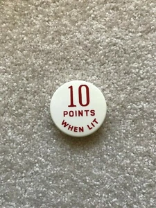 Gottlieb Pinball Mibs Pop Bumper Cap 10 Points When Lit in Red  ( Brand New ) - Picture 1 of 3