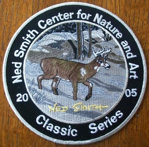 6" 2005 MOONLIGHT BUCK PATCH NED SMITN CENTER CLASSIC SERIES WITH GOLD SIGNATURE - Picture 1 of 2