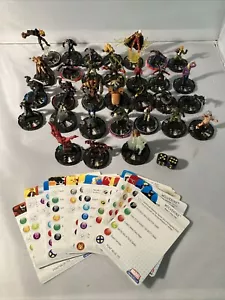 Lotto di 31 Wizkids Marvel DC Heroclix (22 carte) - Foto 1 di 12
