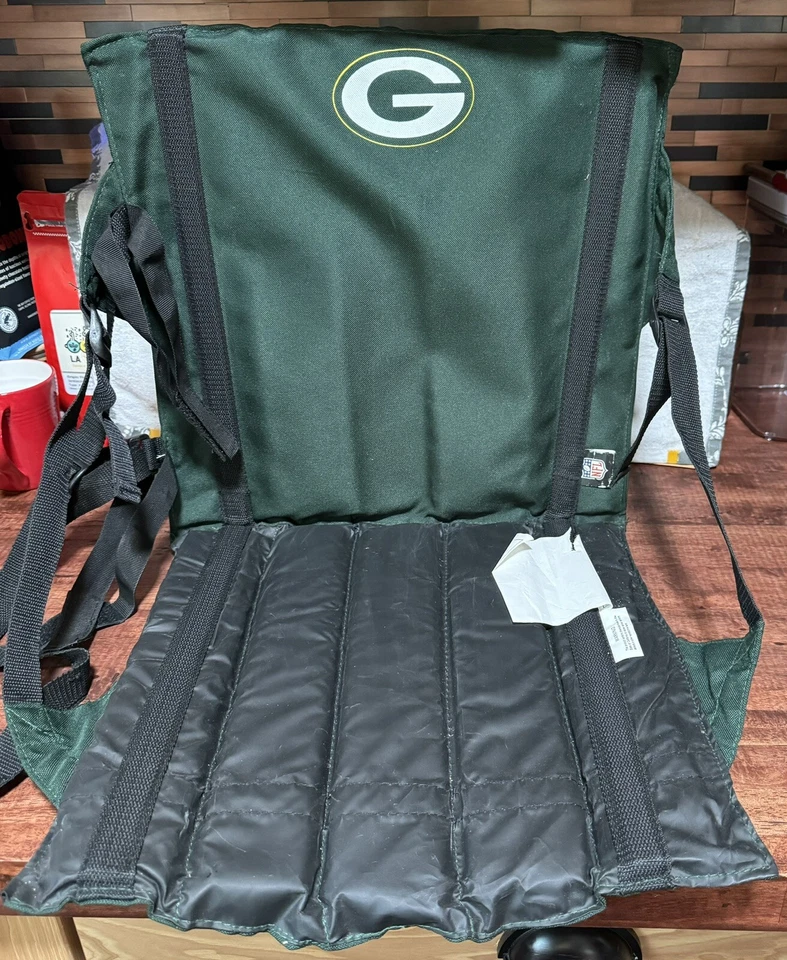 Asiento acolchado enrollable Green Bay Packers Coleman Stadium Seat Foto 1 de 3