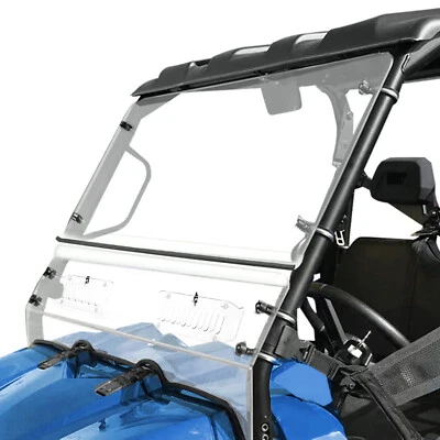 Clear Front Vented Windshield For Polaris Ranger XP 500/ 700 800/ 570 Full Size - Image 1 of 4