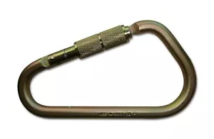 NFPA Steel Ladder Hook Screw Lock Carabiner - Compact Durable & Safety-Tested - Picture 1 of 1