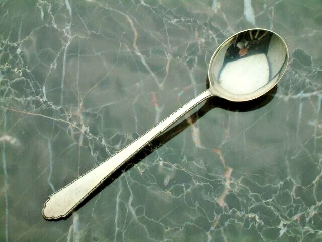 William & Mary by Lunt Sterling Silver individual Cream /Round Soup Spoons 6.5" - Image 1 of 1