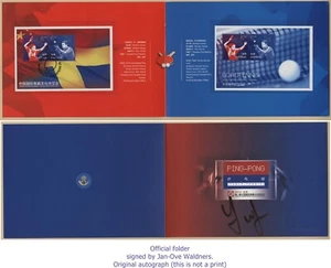 Suecia - China edición conjunta 2013 FDC tenis de mesa Scott #2715a-b, 4152 - 4153 - Imagen 1 de 5