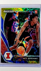 2021 Panini Prizm Draft Picks Choice Blue Yellow & Green #20 Ayo Dosunmu Rookie - Picture 1 of 2