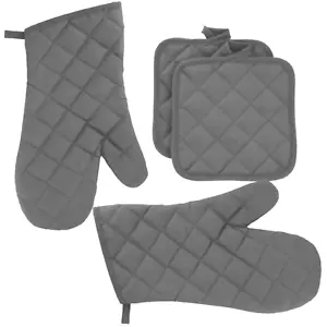 Set porta pentole guant da forno accessori cucina confezione porta pentole guant da forno - grigio - Foto 1 di 1
