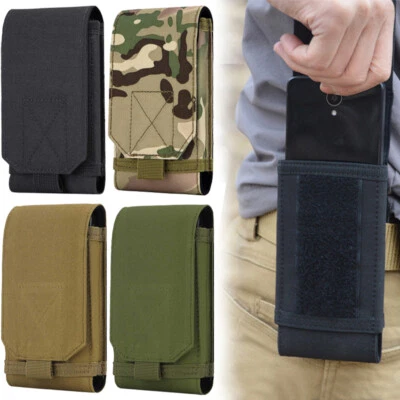 Tactical Phone Holder Sports Hunting Bag Molle Pouch EDC Gadget Belt Waist Case - Image 1 of 4