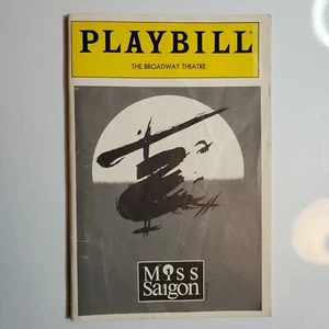 Vintage Spielzettel "Miss Saigon" 1991 - Bild 1 von 2