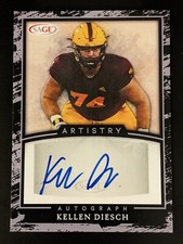 Kellen Diesch 2022 SAGE Silver Parallel Artistry Autograph Card #A-KD