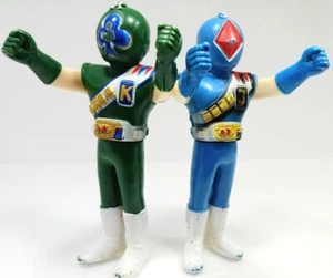 Super Sentai Dengekitai JAKQ Robo Soft Vinyl Retro Figure Poppy - Picture 1 of 10