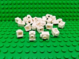 ** 25 Karat Lot ** Lego NEU weiß 1 x 1 modifiziert mit Scheinwerfer Stücke - Bild 1 von 1