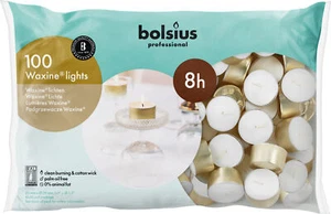 5 x BOLSIUS GOUDA BAGS OF 100, 8 HOUR GOLD CUP TEA LIGHT TEALIGHT WAX CANDLES - Picture 1 of 1