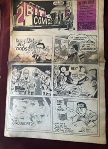 2 Bit Comics 1975-Underground comix & art-Newspaper format-LA Bi-weekly - Picture 1 of 6