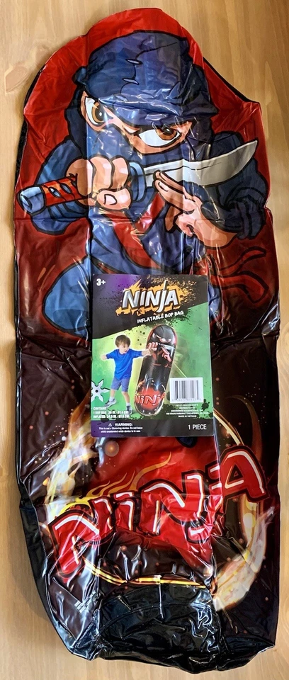 Bop Bag Ninja 36" Inflatable Kids Martial Art Exercise Play Toy 3 FT